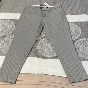 Banana Republic Checkered Pants -Sloan Curvy
